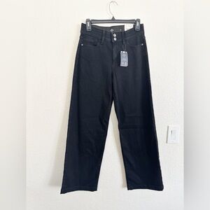 St. John's Bay Black Wide Leg Jeans NEW